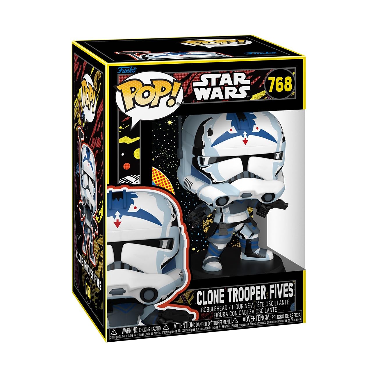 Funko Pop Star Wars: Clone Wars - Fives - (Retro) - Collectable Vinyl Figure - Gift Idea - Official Merchandise - Toys for Kids & Adults - Sci-Fi…