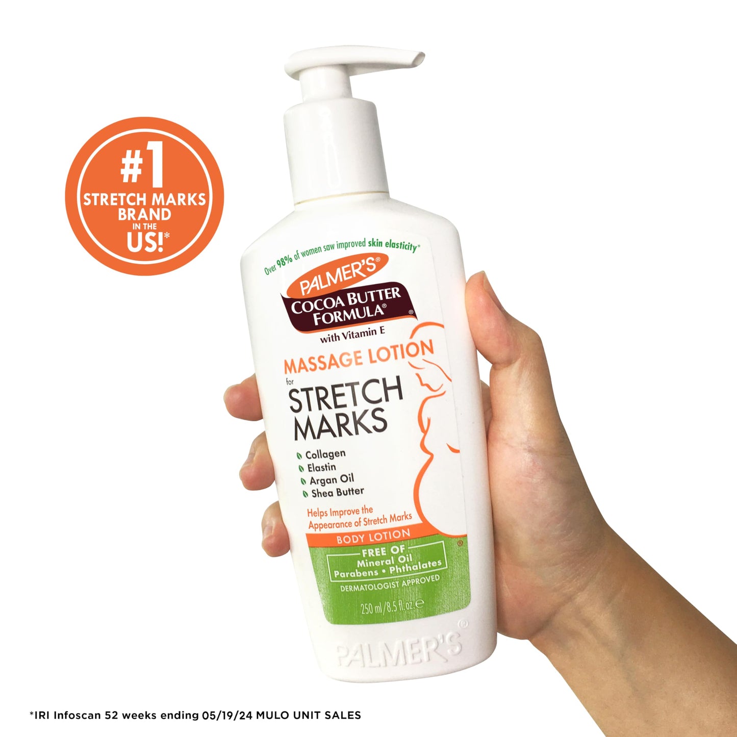 Palmer's Cocoa Butter Formula Massage Lotion For Stretch Marks, Pregnancy Skin Care, Belly Cream with Collagen, Elastin, Argan OIl and Shea Butter Beauty and Personal Care Palmer's
