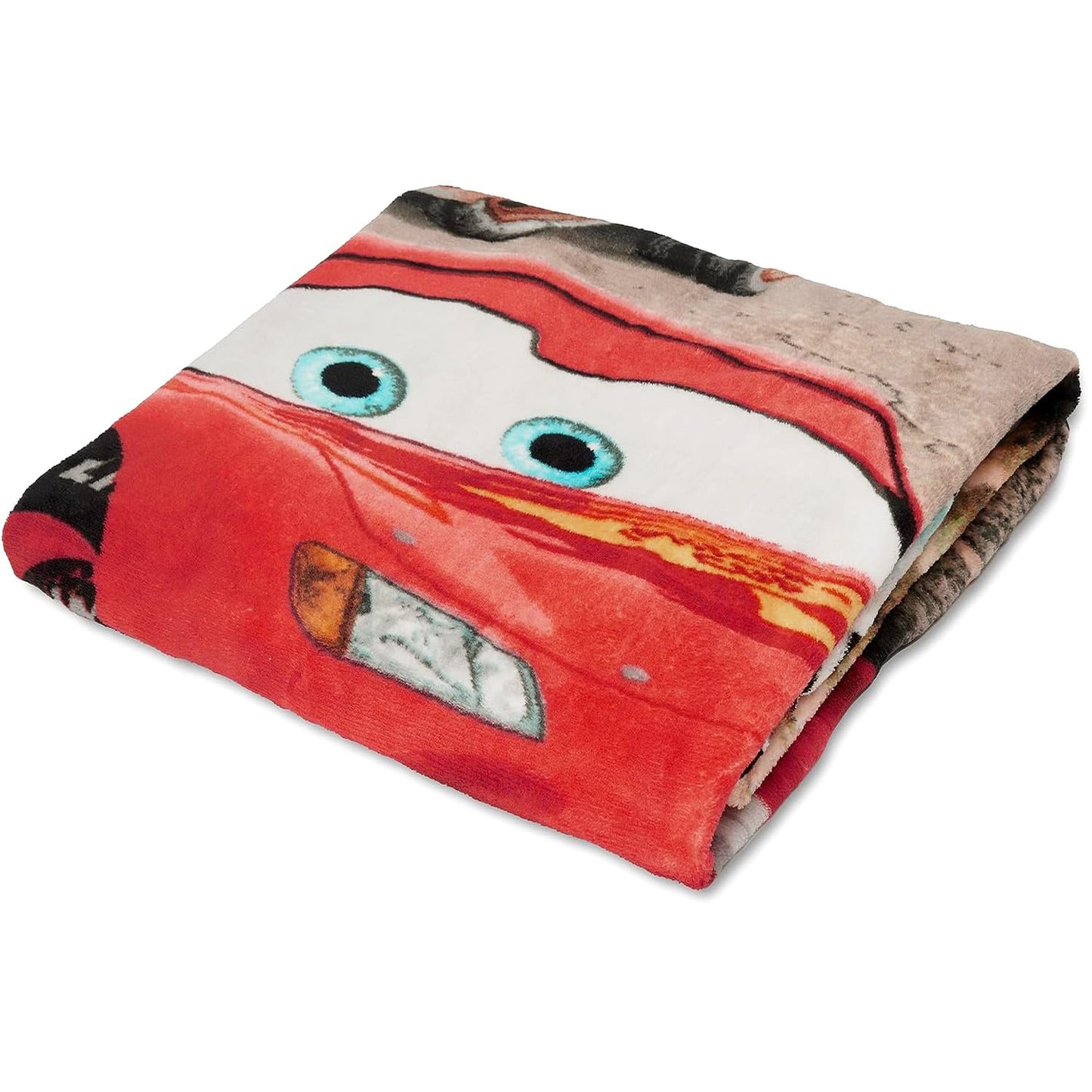 Disney Pixar Cars Blanket Set - Bundle with 45x60 Lightning McQueen Blanket, Stickers, More | Disney Bed Sheets, Cars Room Decor for Boys