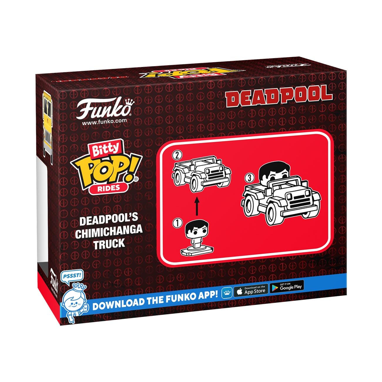 Funko Pop Bitty Ride: Marvel - Deadpool with Chimichanga Truck - Collectable Vinyl Figure - Gift Idea - Official Merchandise - Toys for Kids & Adults…