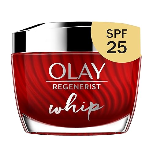 Olay Regenerist Whip Face Moisturizer Cream with Sunscreen SPF 25, 1.7 oz