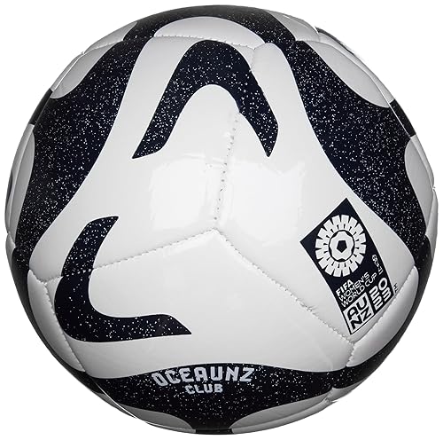 adidas Unisex-Adult Womens World Cup Club Ball, White/Collegiate Navy, 3