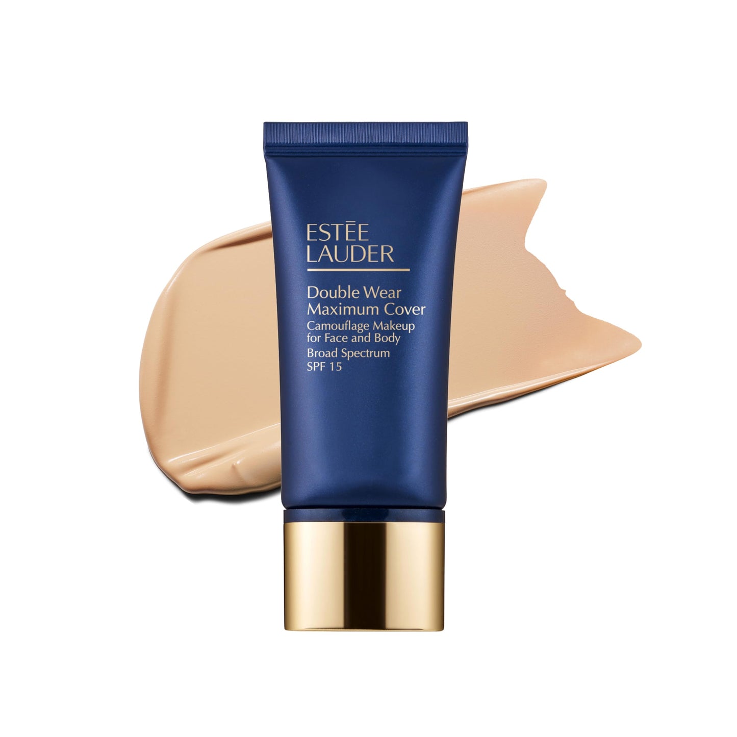 Estée Lauder Double Wear 24-Hour Maximum Cover Camouflage Foundation for Face and Body SPF 15 | Full Coverage | Tattoo Cover Up Makeup Waterproof, 1.0