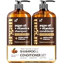 artnaturals Moroccan Argan Oil Hair Loss Shampoo & Conditioner Set - (2 x 16 Fl Oz / 473ml) - Sulfate Free Hair Regrowth for Men & Women