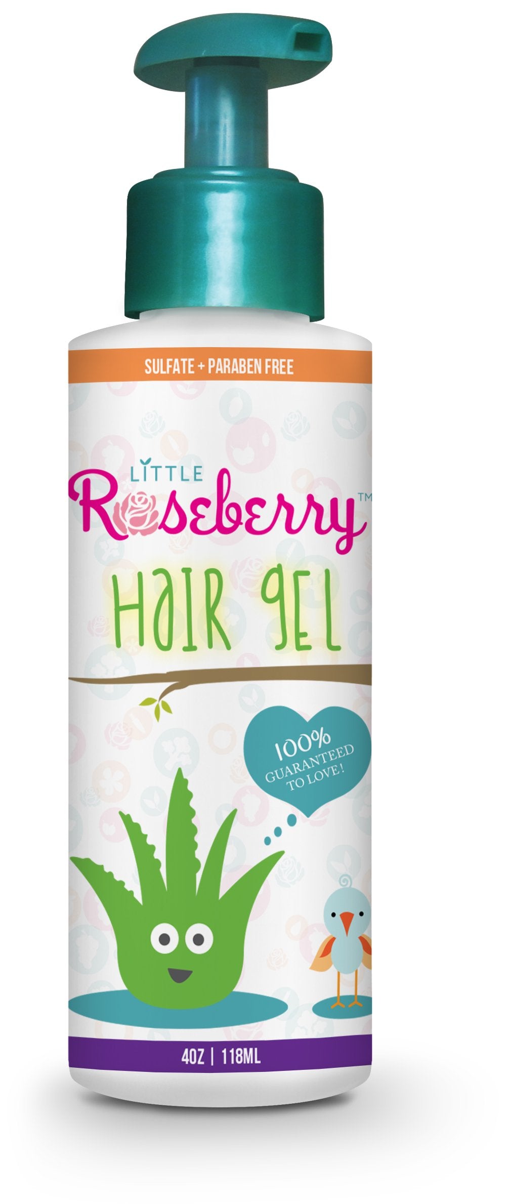 Hair Gel for Kids | Light Hold | Chemical Free | Made with Organic Aloe Vera and Vitamins | Safe on Babies, Toddlers, Men and Women | Always Paraben