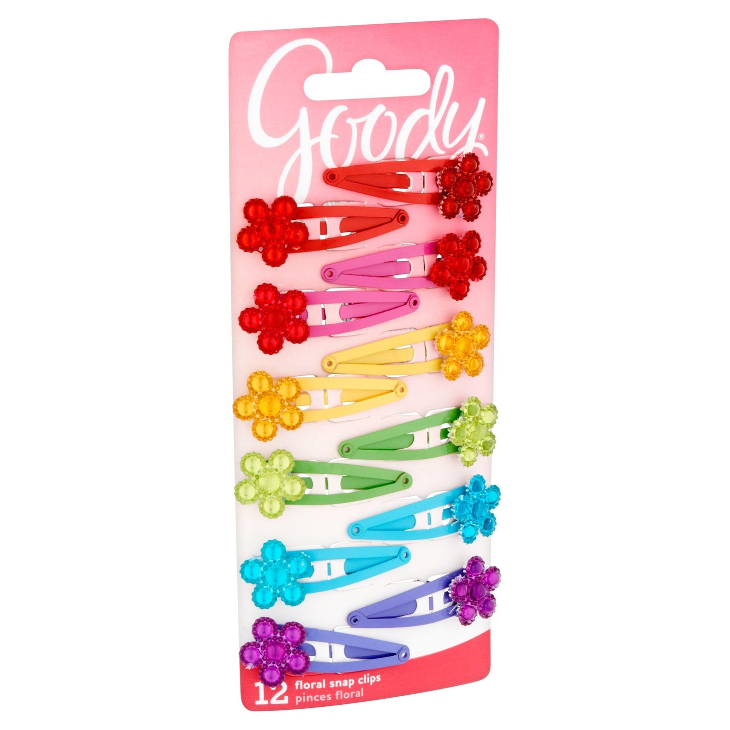 Goody Jeweled Flower Contour Clip, 12 ct