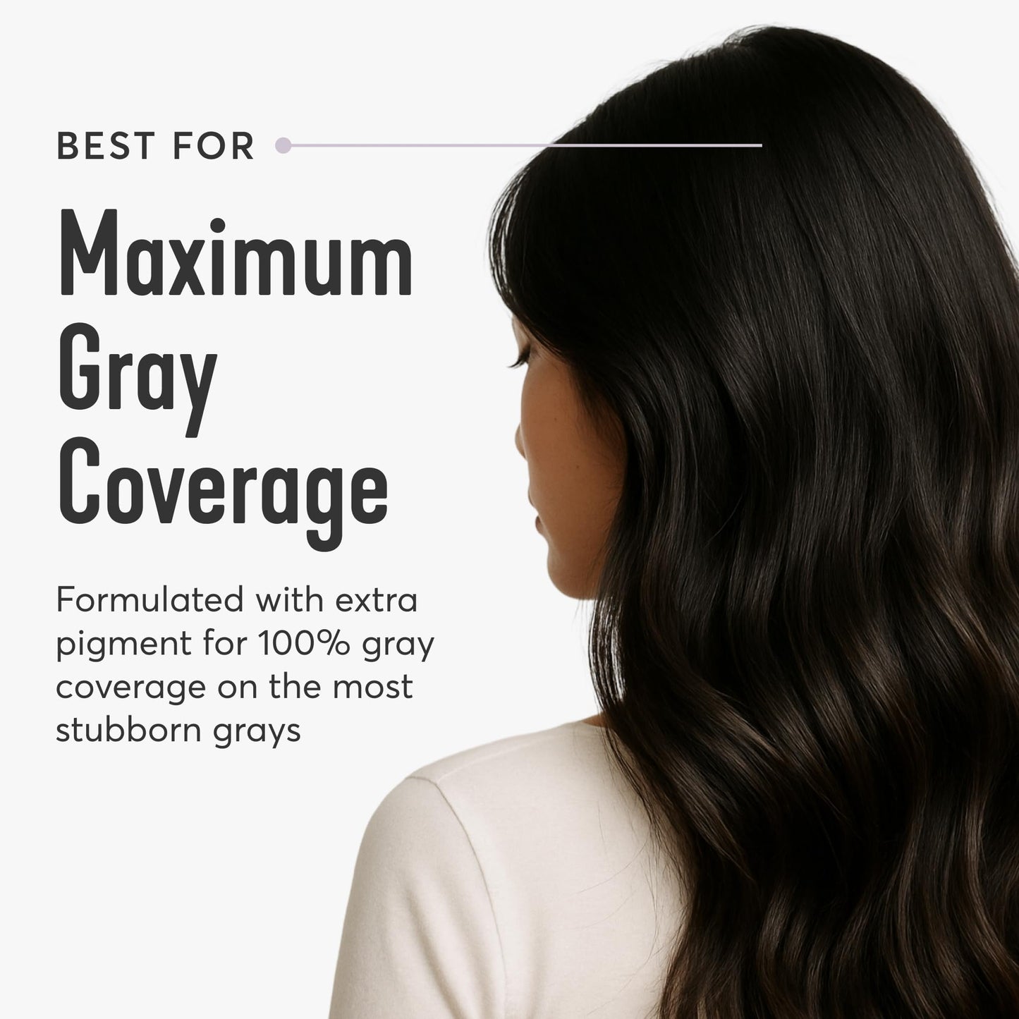 Madison Reed Radiant Hair Color Kit - 100% Gray Coverage for Resistant Grays, 2.5NNN Soft Black (Parma Black) | PPD-Free & Ammonia-Free, 1 Pack
