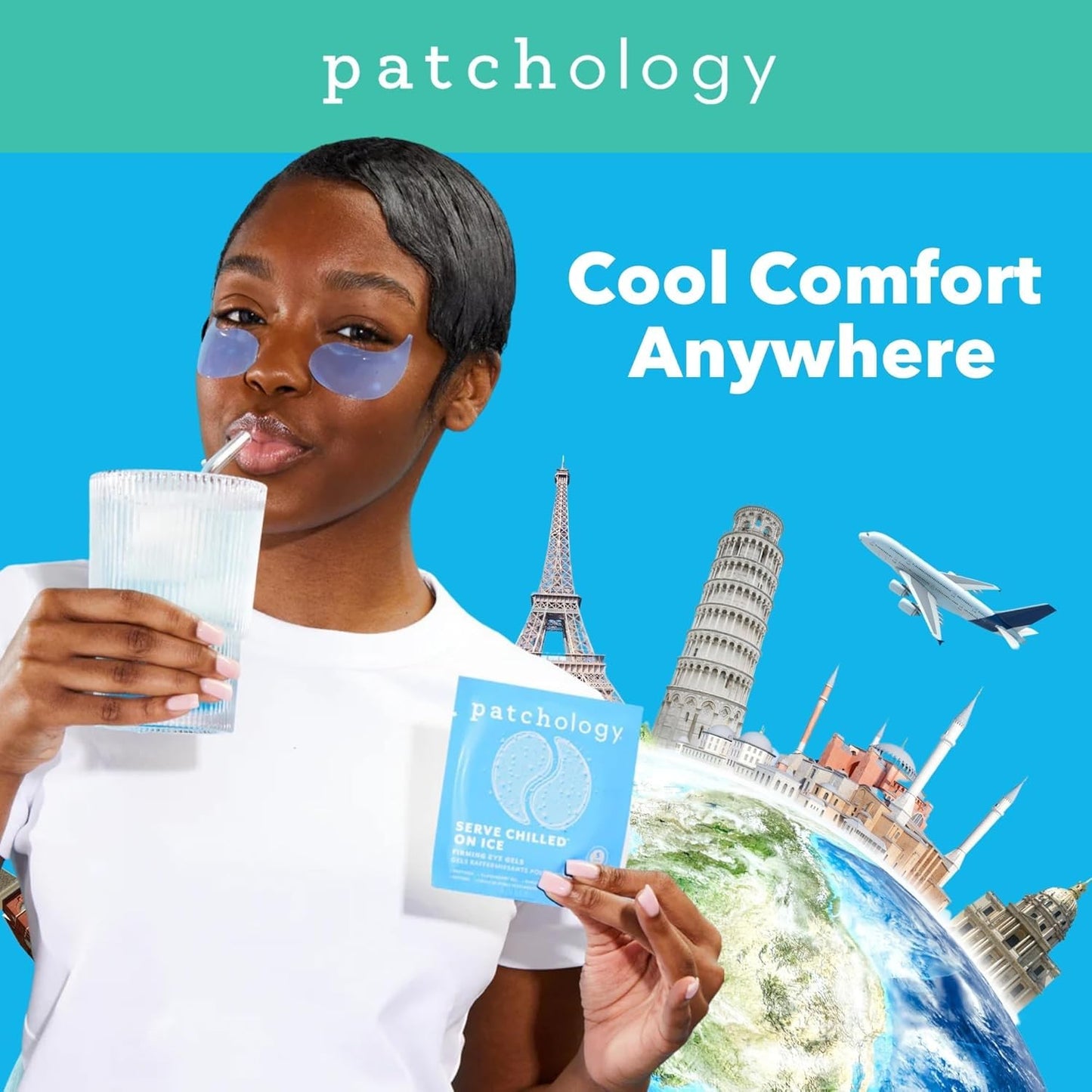 Patchology Iced Cooling Under Eye Mask Patches with Peptides, Cloudberry Oil & Bakuchiol - Firming & Soothing Eye Gels to Reduce Fine Lines and Under Beauty and Personal Care Patchology