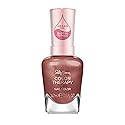 Sally Hansen Color Therapy Nail Polish | Biotin, Argan Oil, Long Lasting, Healthy Nails, Nail Strengthener, Opaque | 196 Raisin the Bar | Chestnut