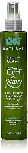 On Natural Curl-n-wavy Leave-in Conditioner & Detangler 8oz, 8 Oz