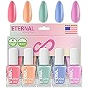 Eternal Pastel Nail Polish Sets for Women (CANDY PASTELS) - Pastel Nail Polish Set for Girls - Long Lasting & Quick Dry Nail Polish Set for Home DIY