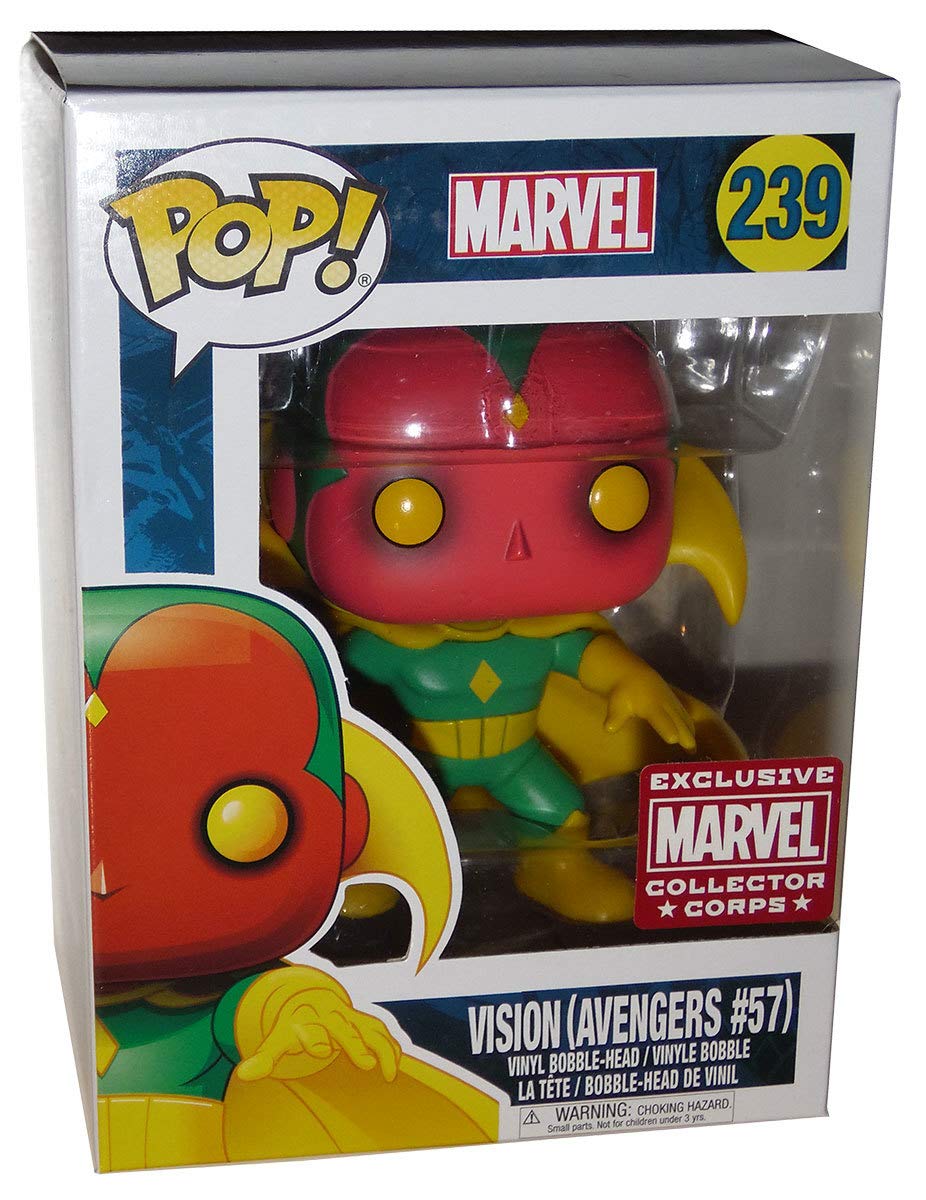 Funko Pop Vinyl Marvel Vision Avengers #57 Bobblehead Figure 239