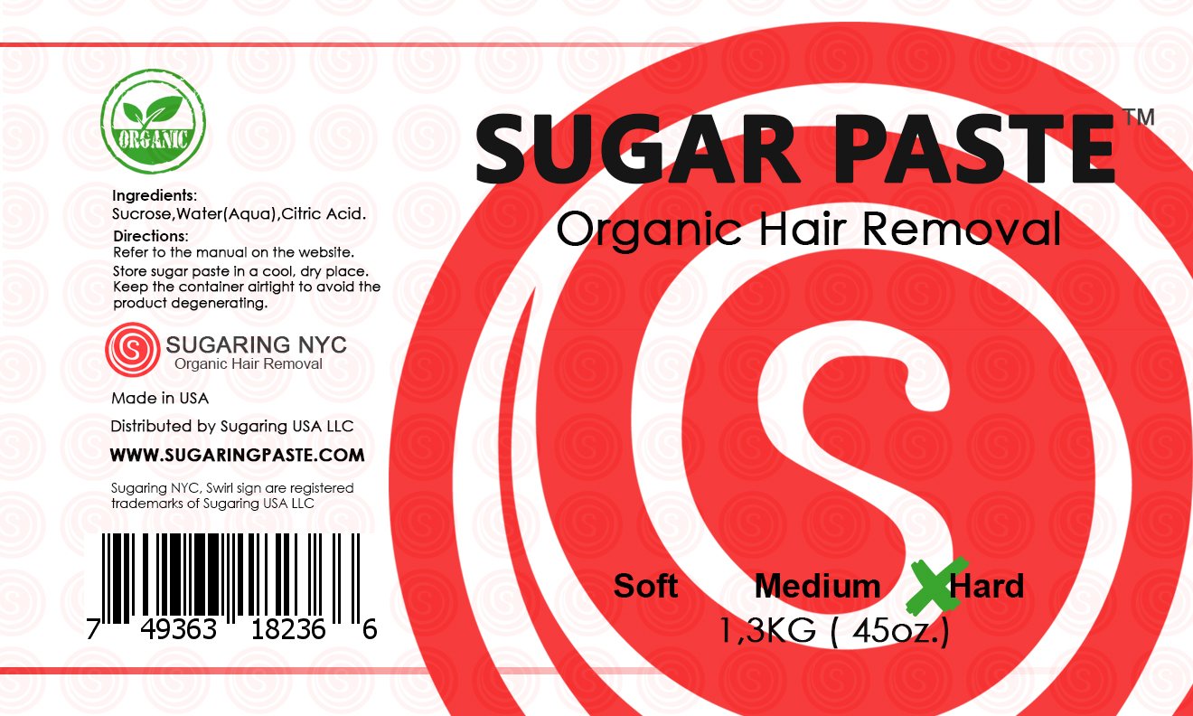 Sugaring Paste Hard 45oz. with Sugaring applicator combo Beauty and Personal Care Sugaring NYC