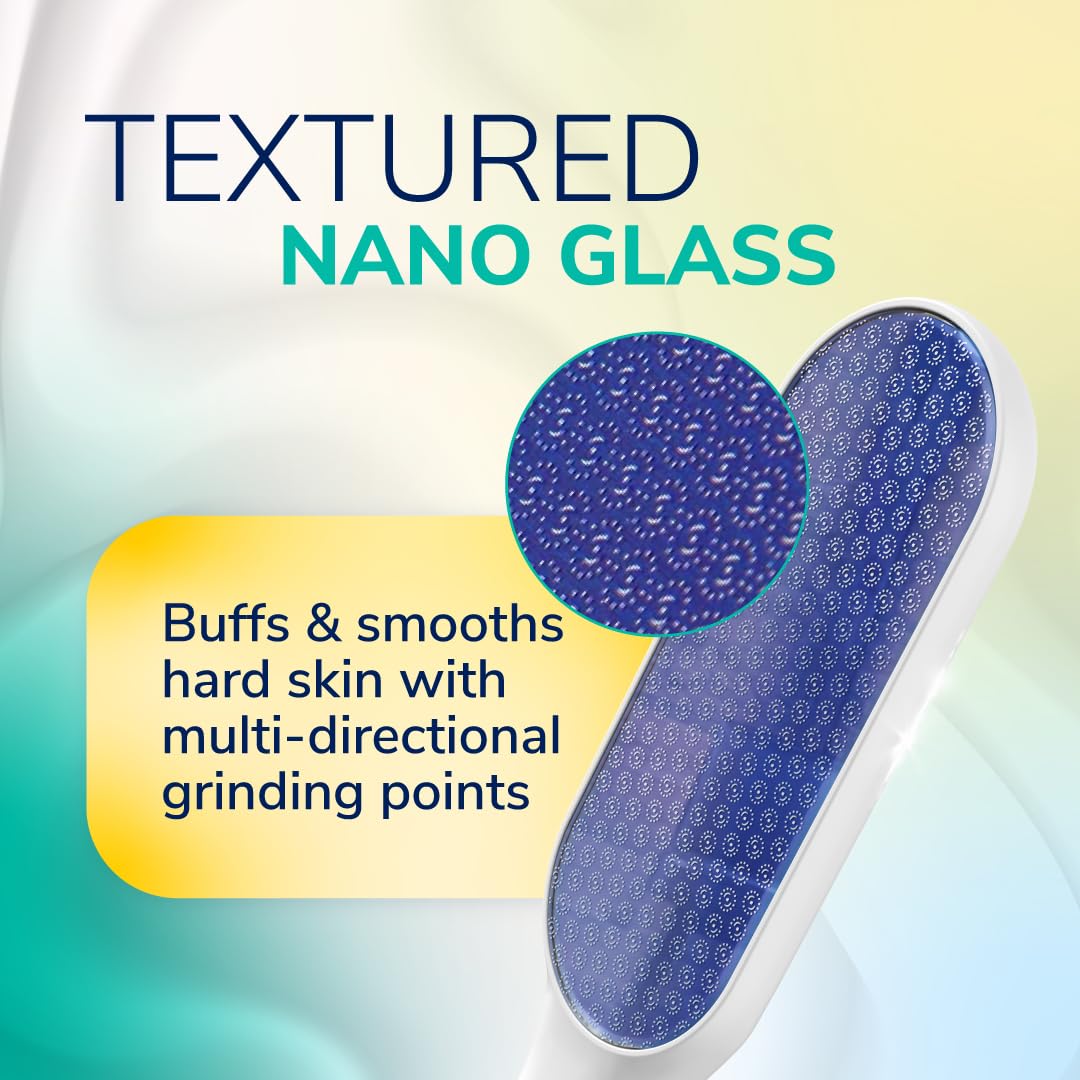 Dr. Scholl's Hard Skin Remover Nano Glass Foot File - Foot Callus Remover, Durable Foot Scrubber, Dead Skin Remover, Hygienic Pedicure Tool, Long Beauty & Personal Care Dr. Scholl's