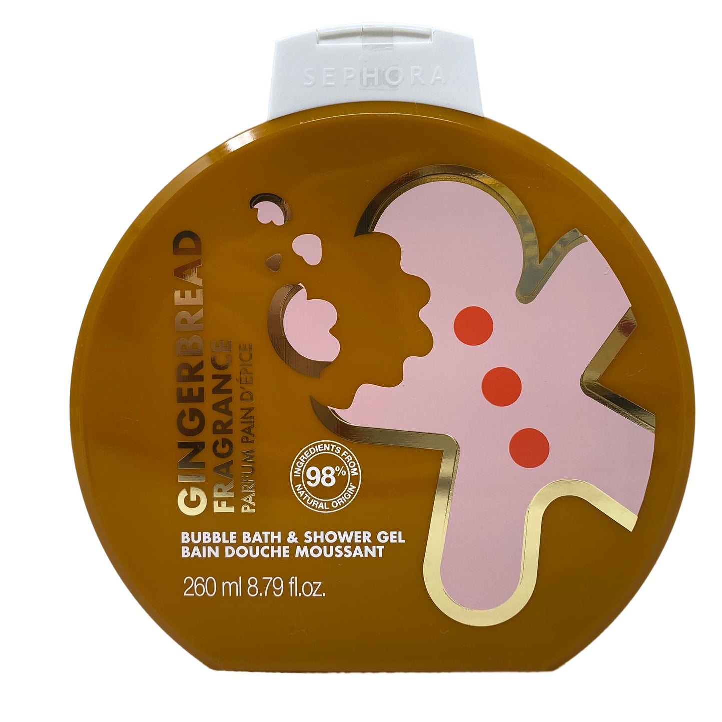 SEPHORA COLLECTION Gingerbread Set - Bubble Shower Gel, Moisturizing body Lotion, Scented Body Mist, Exfoliating Body Granita Full Size. Beauty & Personal Care SEPHORA