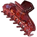 Camila Paris CP3309 French Hair Clip for Women Thick Hair for Long Curly Wavy Hair, Red, Girls Hair Claw Clips Fashion Styling Hair Accessories