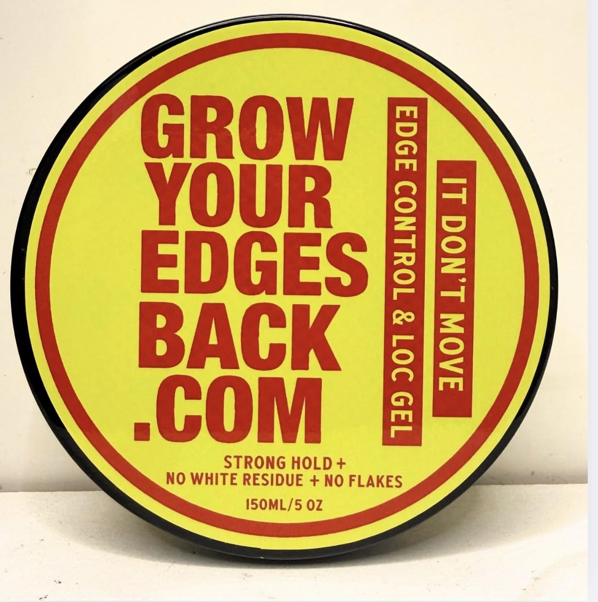 Grow Your Edges Back Best Edge Control for 4C Hair - 24H Exxxtra Hold, No Flakes, No Residue - Moisturizing Edge Control for ALL HAIR AND LOCS!
