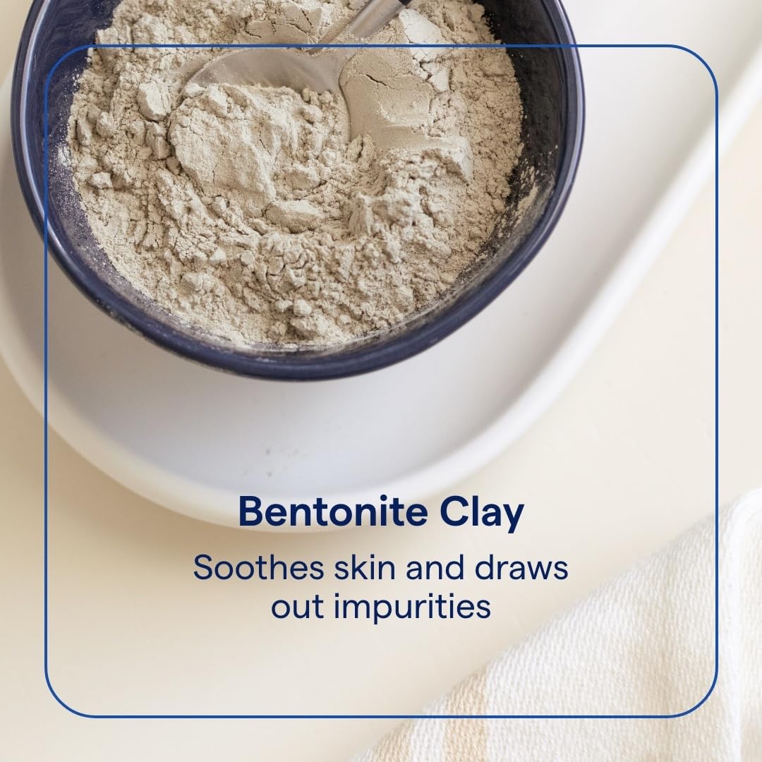 Trace Minerals Bentonite Clay - Bentonite Clay Mask for Clear Skin - Face & Body Mask - Deep Cleaning - Remove Impurities - 100% Natural - 16 oz (15