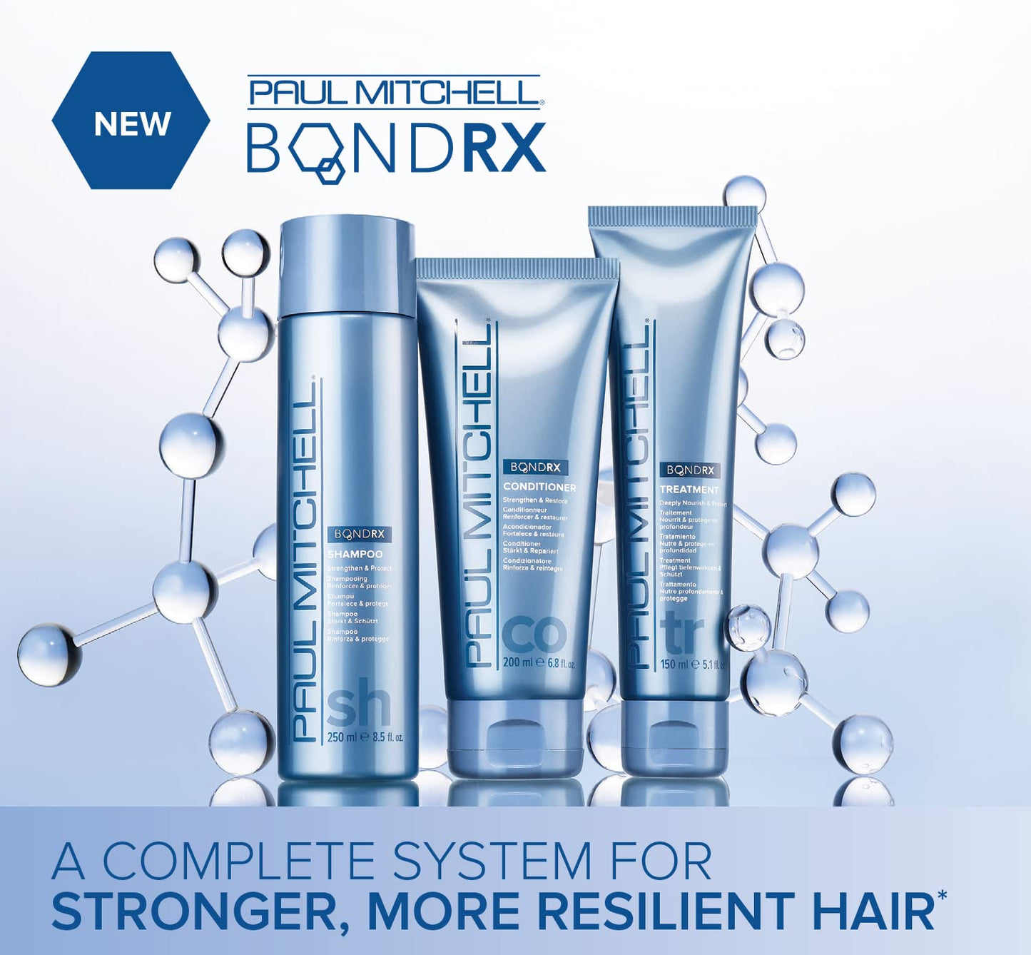 Paul Mitchell Bond Rx Bond Ambition Set, For Chemically Treated + Damaged Hair