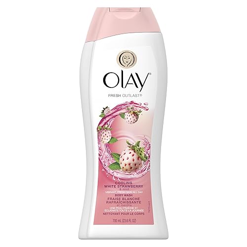 Olay Cleansing Body Wash, Silky Berry, 23.6 Fluid Ounce (Pack of 6)