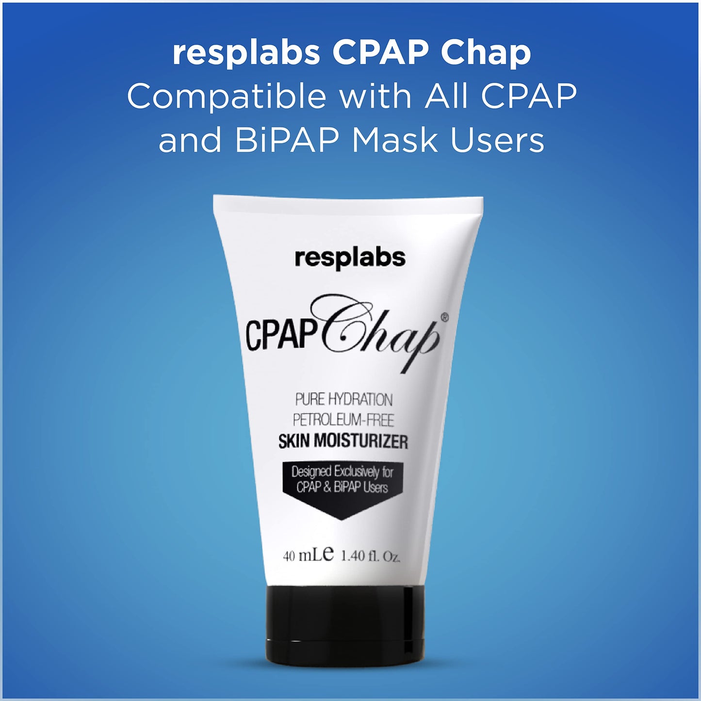 resplabs CPAP Moisture Therapy Cream, cpapchap - Petroleum Free CPAP Nasal Moisturizer - 1.40 Fl Oz