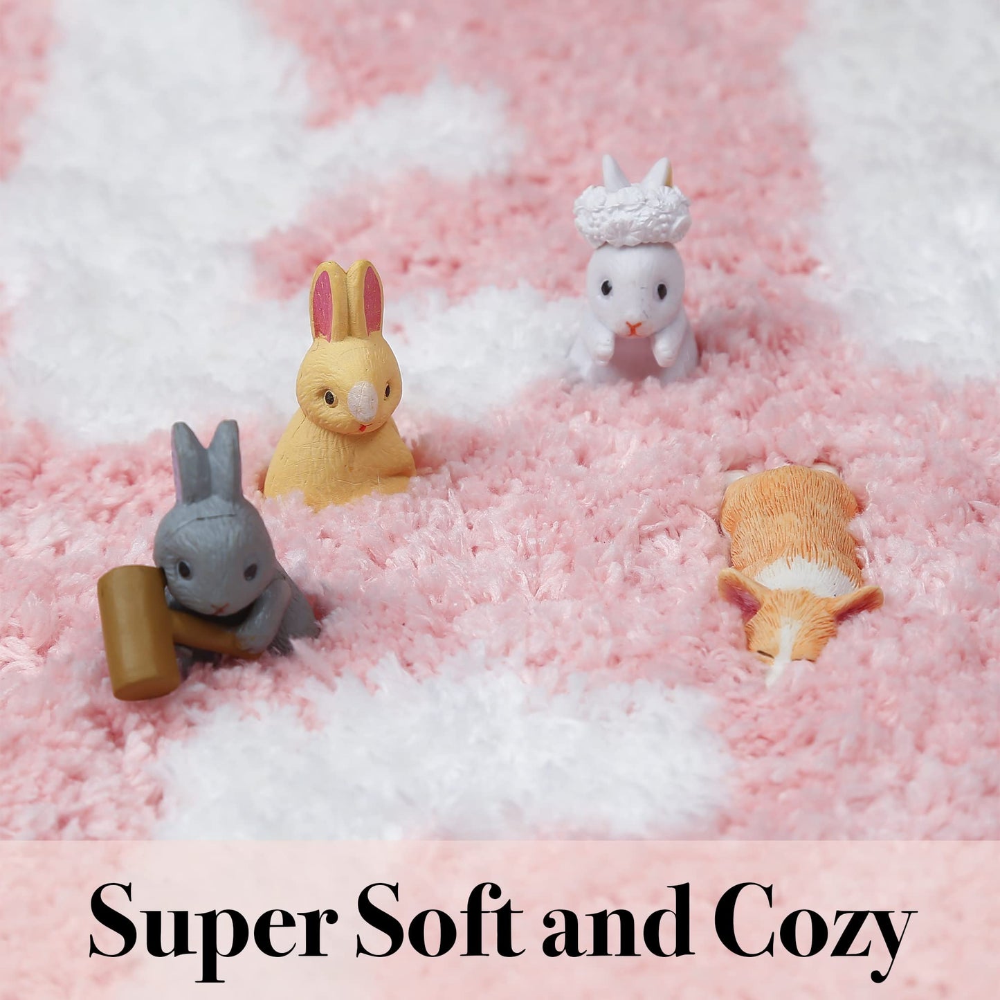 Ohocut Sweet Cheeks Bath Mat for Tub, Cute Pink Bath Mats, Non Slip, Blush Pink Bathroom Decor Accessories, Anti Slip Microfiber Funny Bath Rugs…