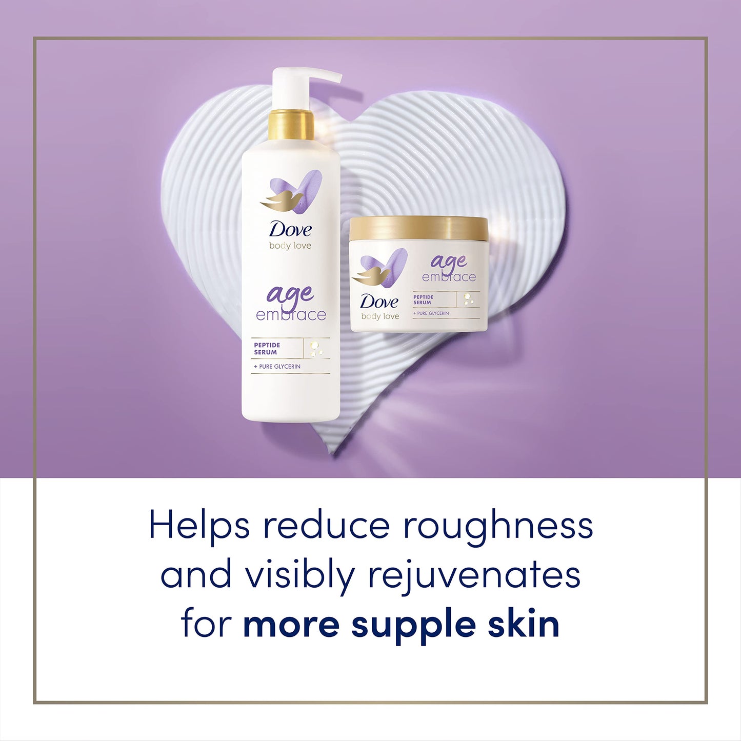 Dove Body Love Body Cleanser For Maturing Skin Age Embrace Body Wash Cleanser with Peptides and Pure Glycerin 17.5 fl oz