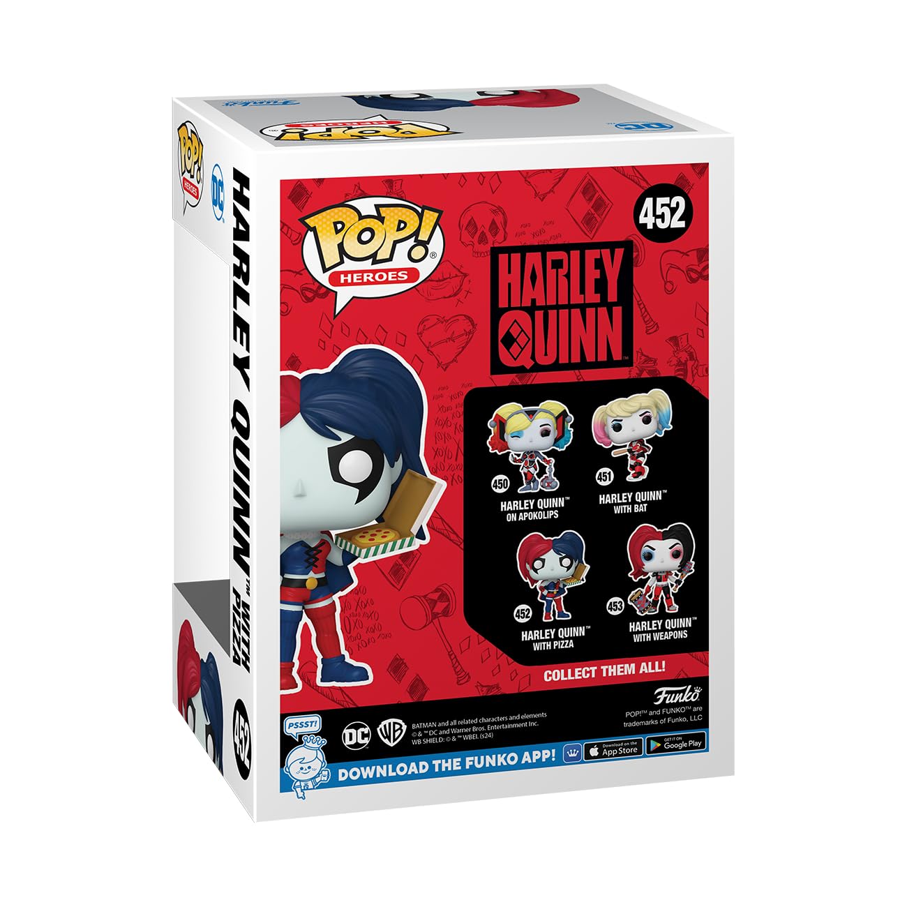 Funko POP! Heroes: DC - Harley Quinn with Pizza - DC Comics - Collectable Vinyl Figure - Gift Idea - Official Merchandise - for Kids & Adults - Comic…