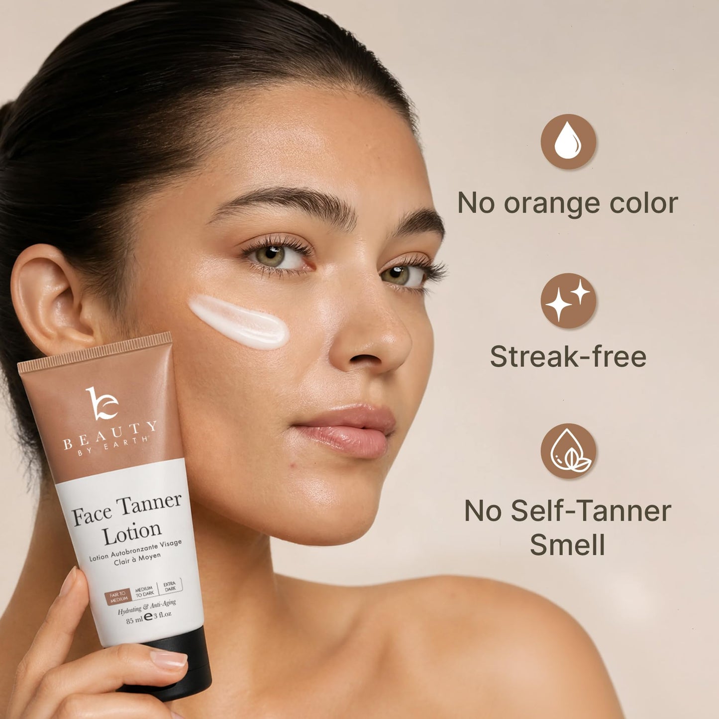 Face Tanner - USA Made with Natural & Organic Ingredients Beauty and Personal Care Beauty by Earth