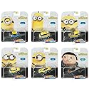 HW Character Cars Hot Wheels Character Cars Minions The Rise of Gru - Complete Set of All 6 1:64 Scale Diecast Vehicles