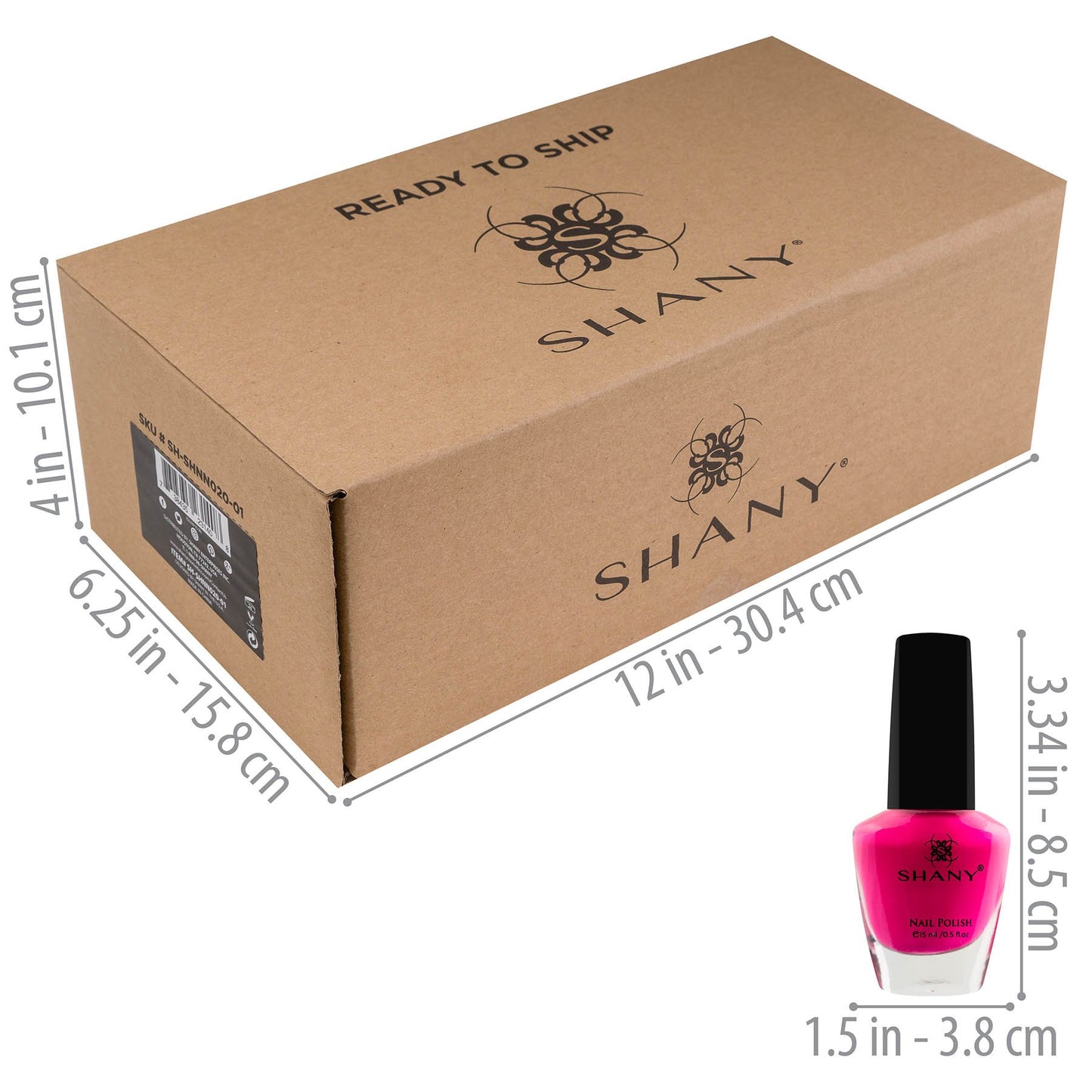 SHANY Cosmopolitan DIY Nail Polish set - Nail Lacquer Quick Dry, Full Size, Vibrant, Colorful, Trendy, Glitter, Glossy, Metallic, Matte Nail Art Nail