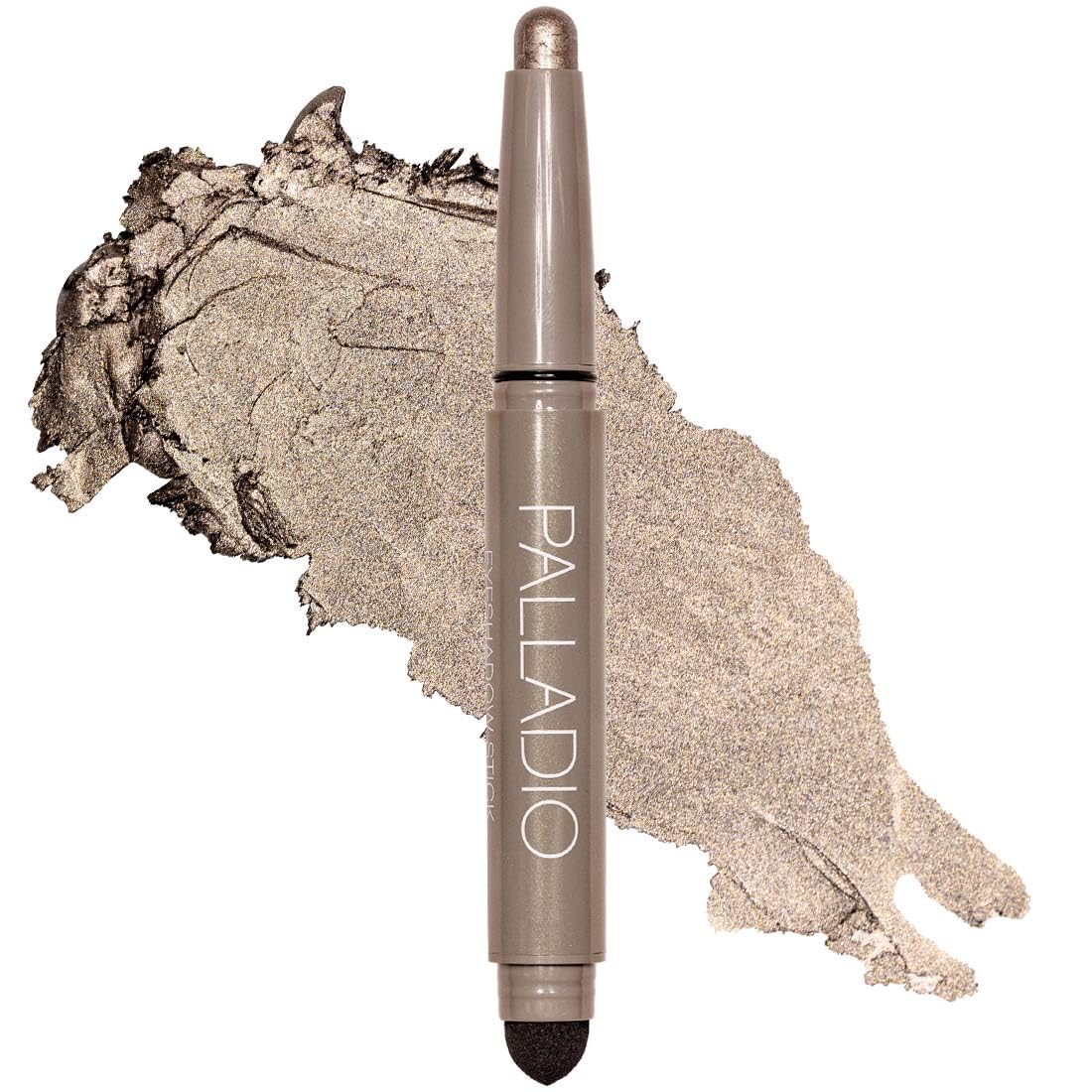 Palladio Waterproof Eyeshadow Stick with Blending Sponge, Long Lasting & Effortless Application, Smudge Free & Crease Proof Formula, Matte & Shimmer
