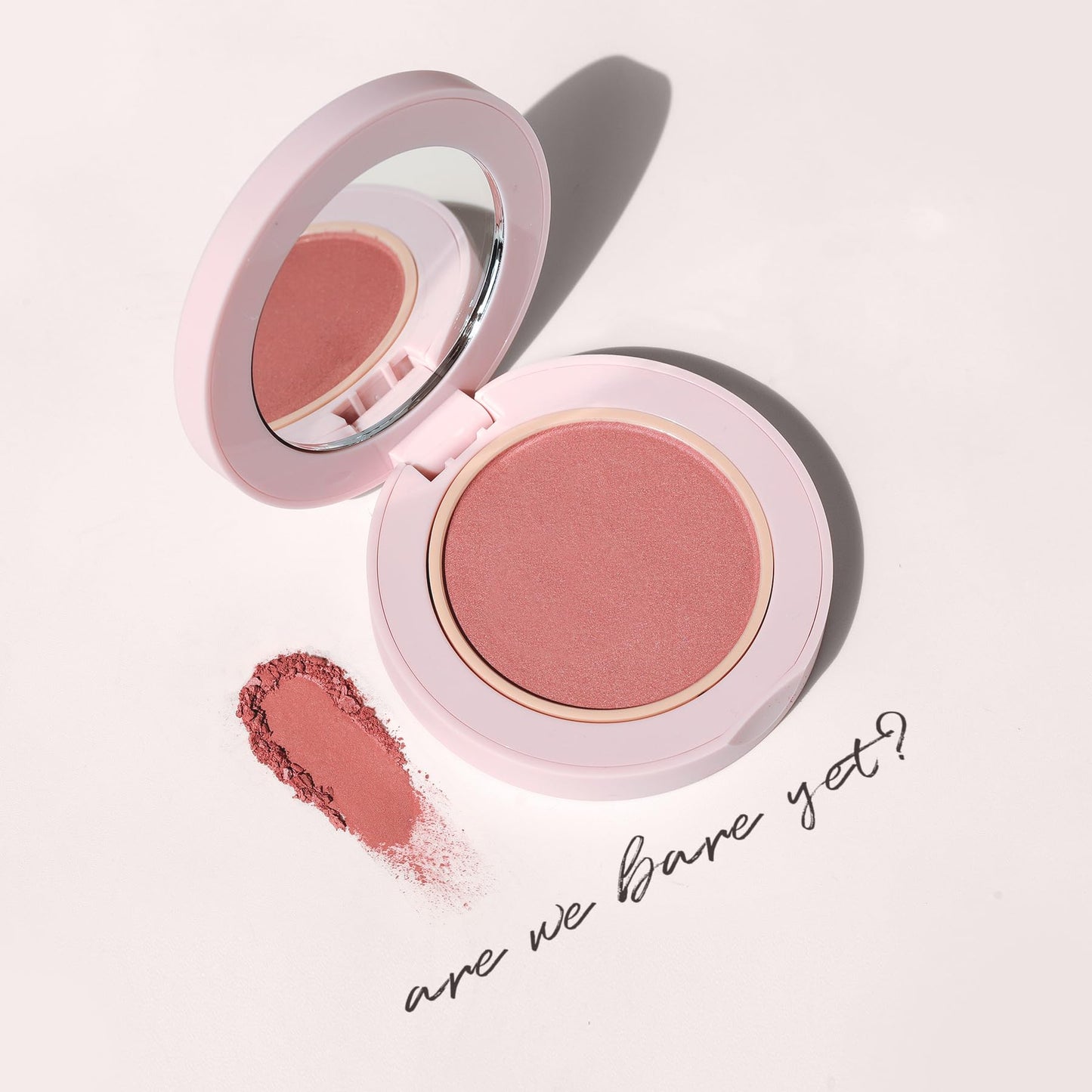 Wander Beauty Hydrating Powder Blush - Lightweight, Rose Blush Makeup with a Blurring, Satin Finish - Buildable Formula with Hyaluronic Acid, Squalane