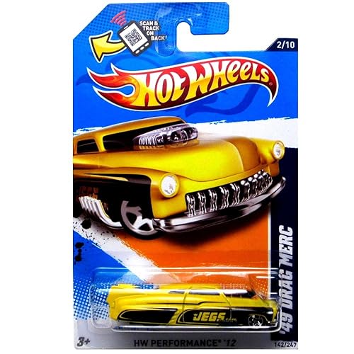 2012 Hot Wheels HW Performance 12 49 Drag Merc 2/10 142/247 Yellow