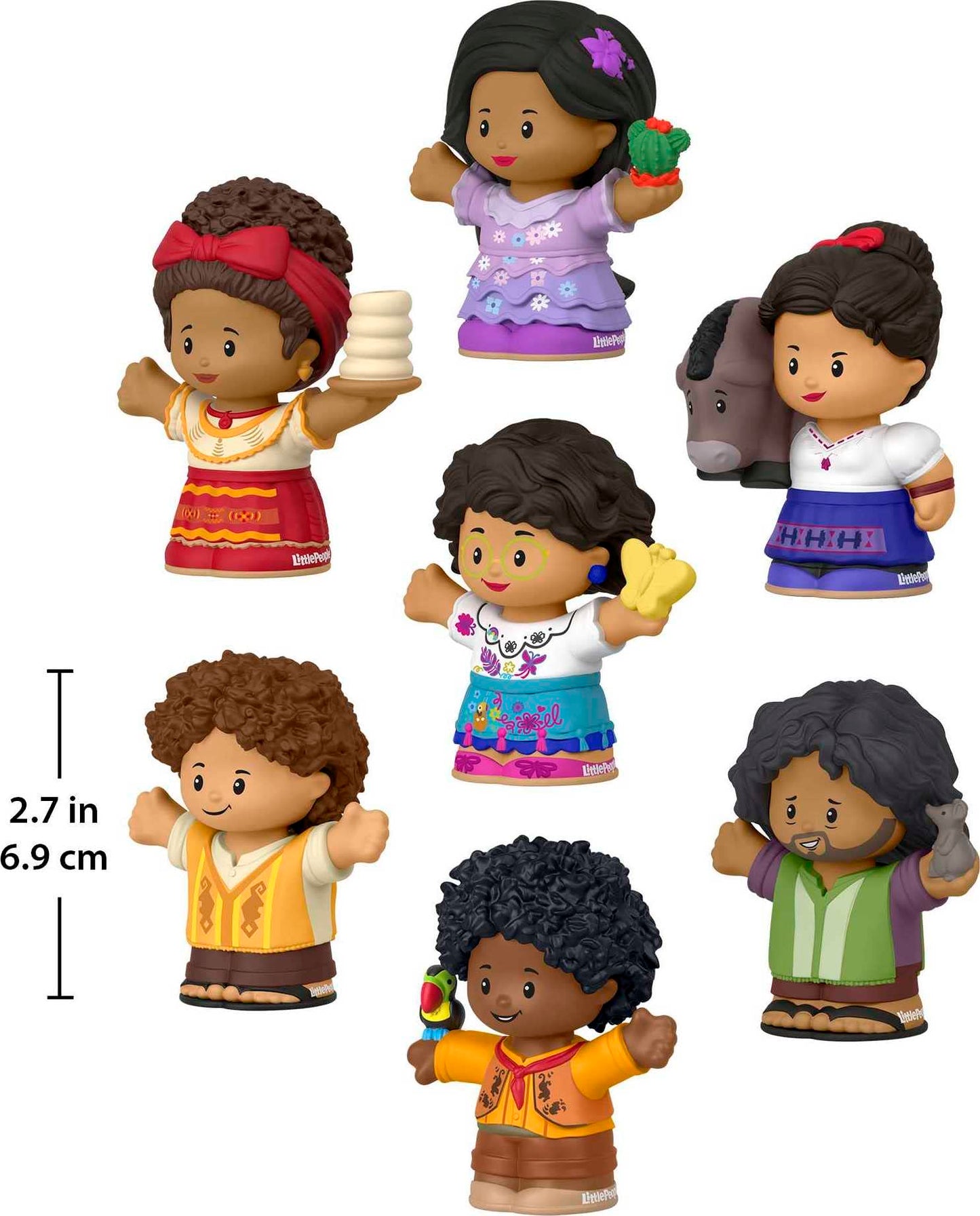Fisher-Price Little People Toddler Toys Disney Encanto Figure Set, 7 Characters for Preschool Kids Ages 18+ Months (Amazon Exclusive)