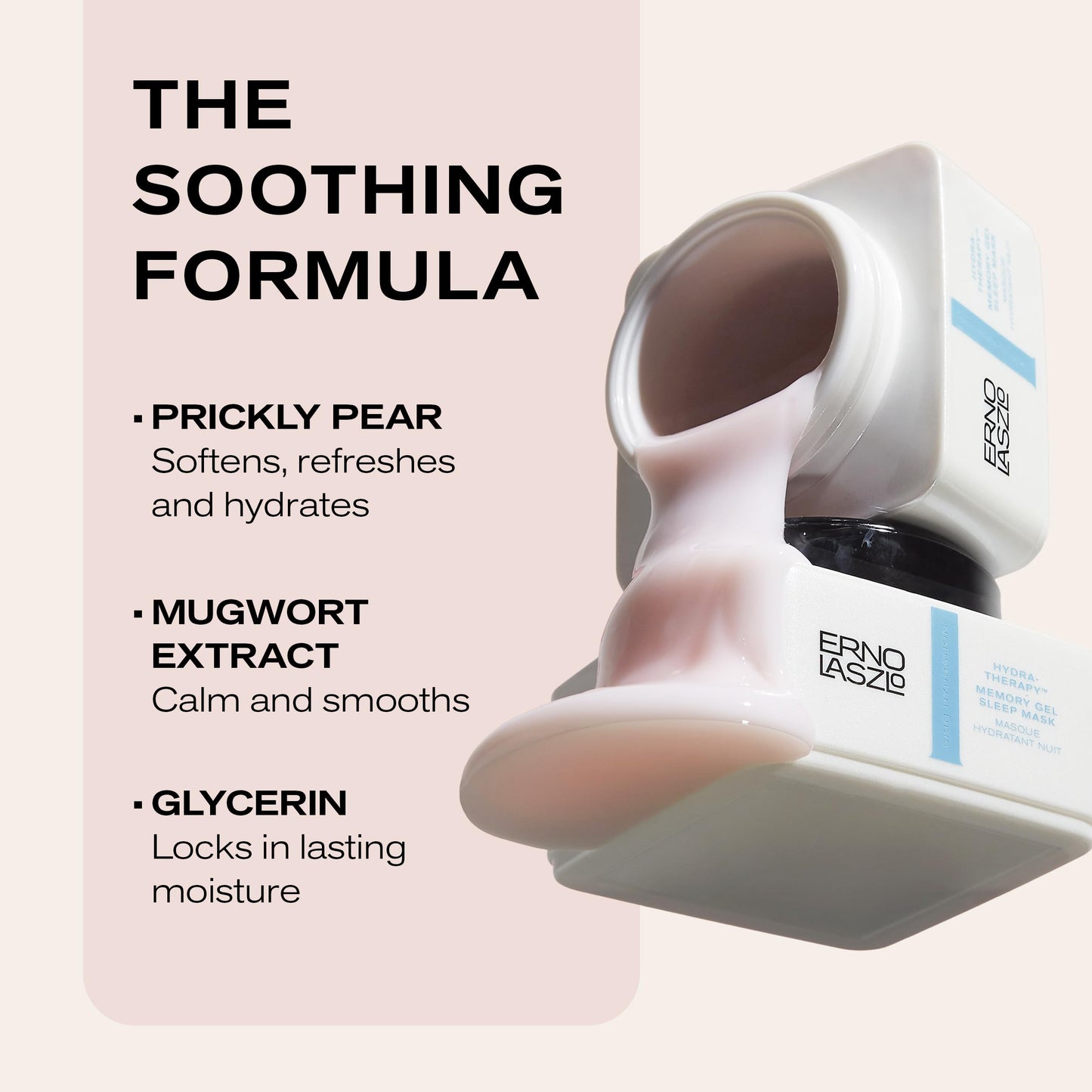 Erno Laszlo Hydra-Therapy Memory Gel Sleep Mask, Overnight Hydration, Leave-on Face Mask with Antioxidants and Vitamin E for Smooth and Elastic Skin