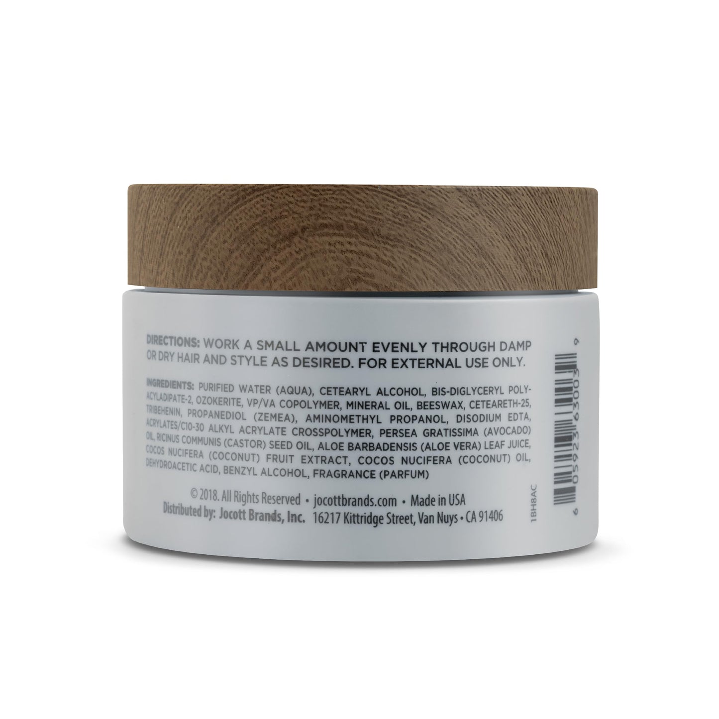 Blackstone Men's Grooming Thickening Fiber Paste Gel for Hair Styling - Adds Volume with Pliable Hold & Matte Finish | Paraben Free, Sandalwood (4 oz)