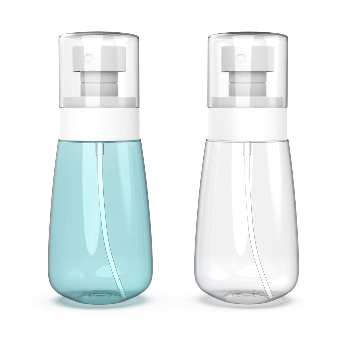 RELANOR Pack 2 Small Spray Bottle Travel Size 2oz/60ml - Fine Mist Mini Empty Spray Bottles - Leak Proof - for Toners, Face & Hair Mist Beauty and Personal Care RELANOR
