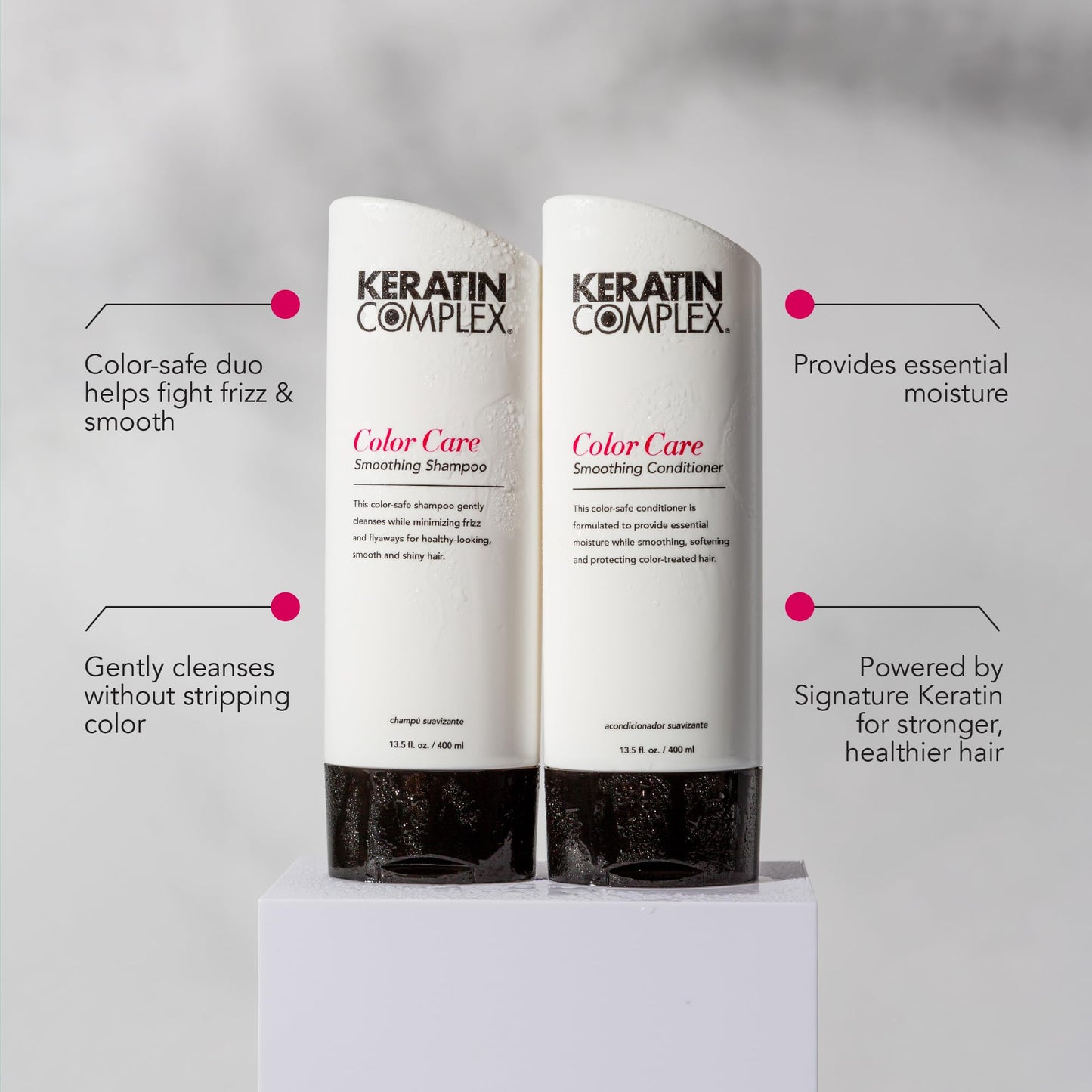 Keratin Complex - KCEXPRESS Treatment Aftercare Kit - Color Care Shampoo, Color Care Conditioner, Keratin Obsessed