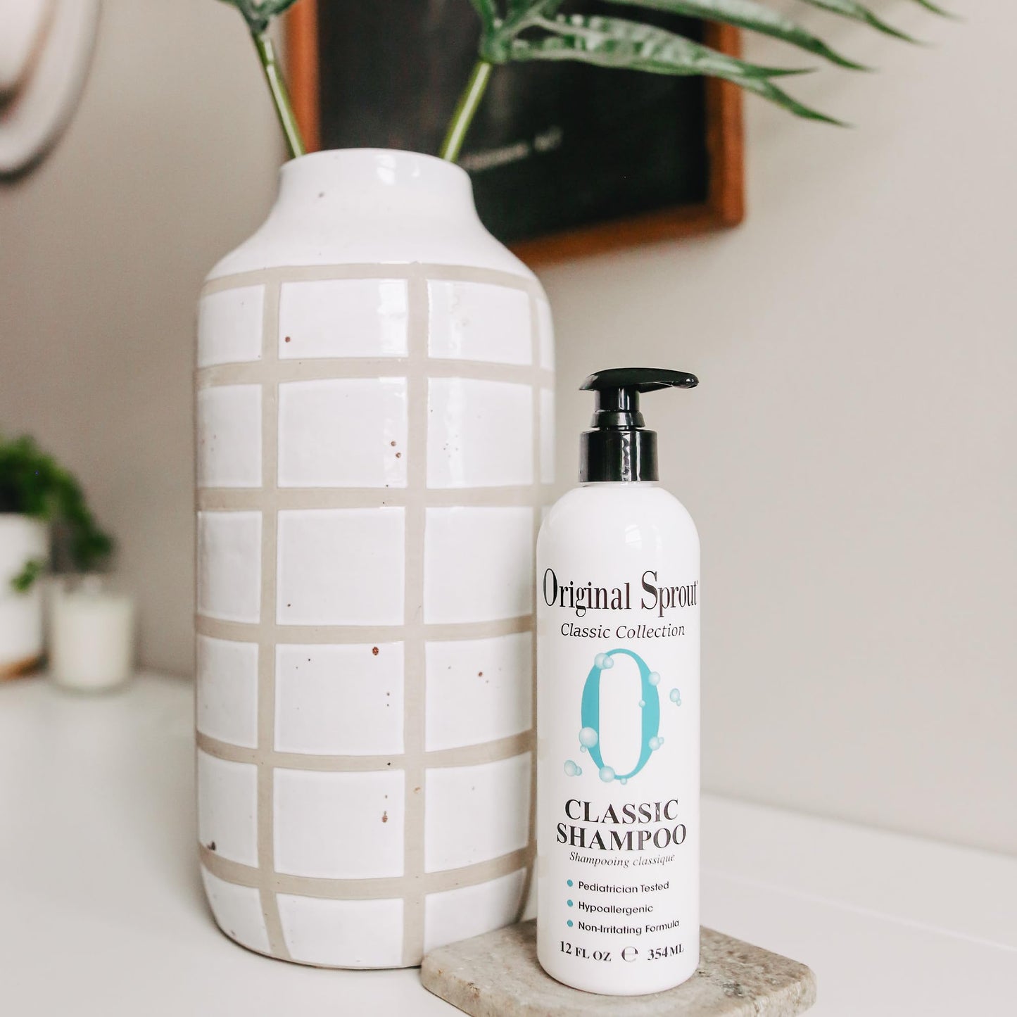 Original Sprout Classic Shampoo and Conditioner Set, Vegan Conditioner and Sulfate Free Shampoo for All Hair Types, 12 fl. oz Bottle, (Pack of 2)
