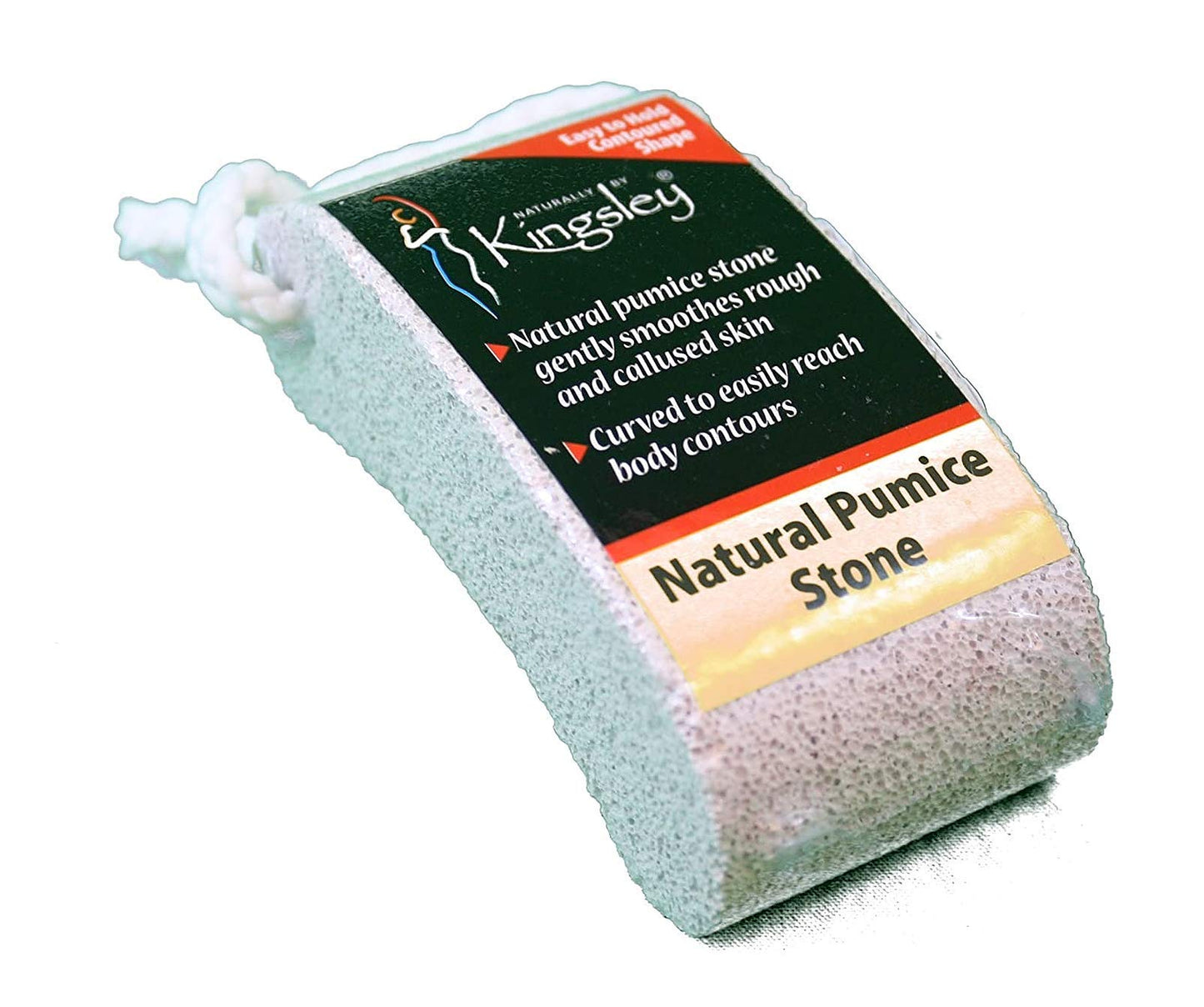 Kingsley Pillow Shaped Natural Pumice Stone On Rope