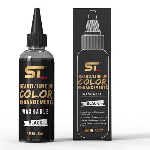 Supreme Trimmer Airbrush Hair & Beard Enhancement Ink | Barber-Grade Line-Up & Filler Spray | Water Resistant, Pre-Mixed for Precision Hairlines