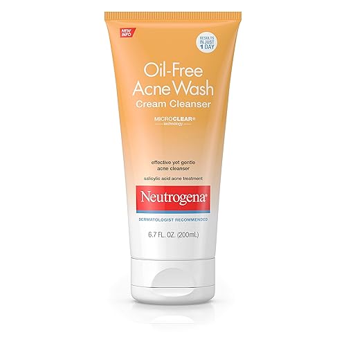 Neutrogena Oil-Free Acne Wash Cream Cleanser, 6.7 Fluid Ounce