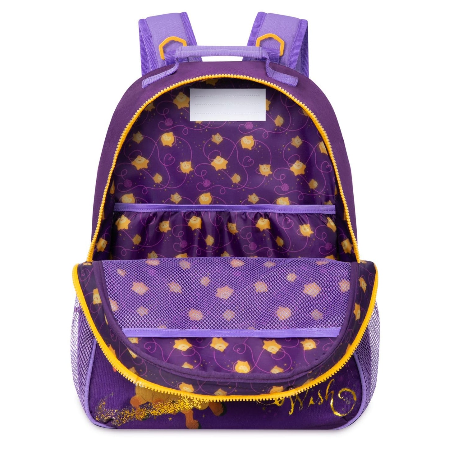 Disney Store Official Wish Toddler Unisex Backpack | Kindergarten Elementary Kids Backpack | Medium (16" tall) - Purple