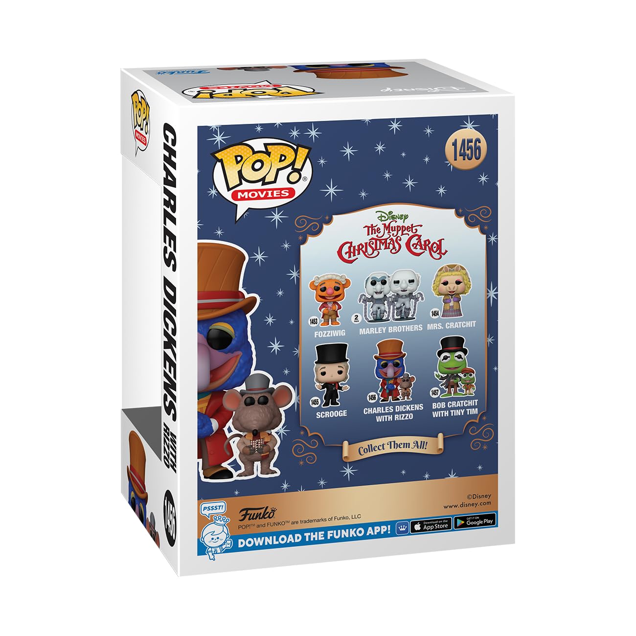 Funko POP! and Buddy: The Muppet Christmas Carol - Gonzo as Charles Dickens with Rizzo - The Muppets - Collectable Vinyl Figure - Gift Idea…