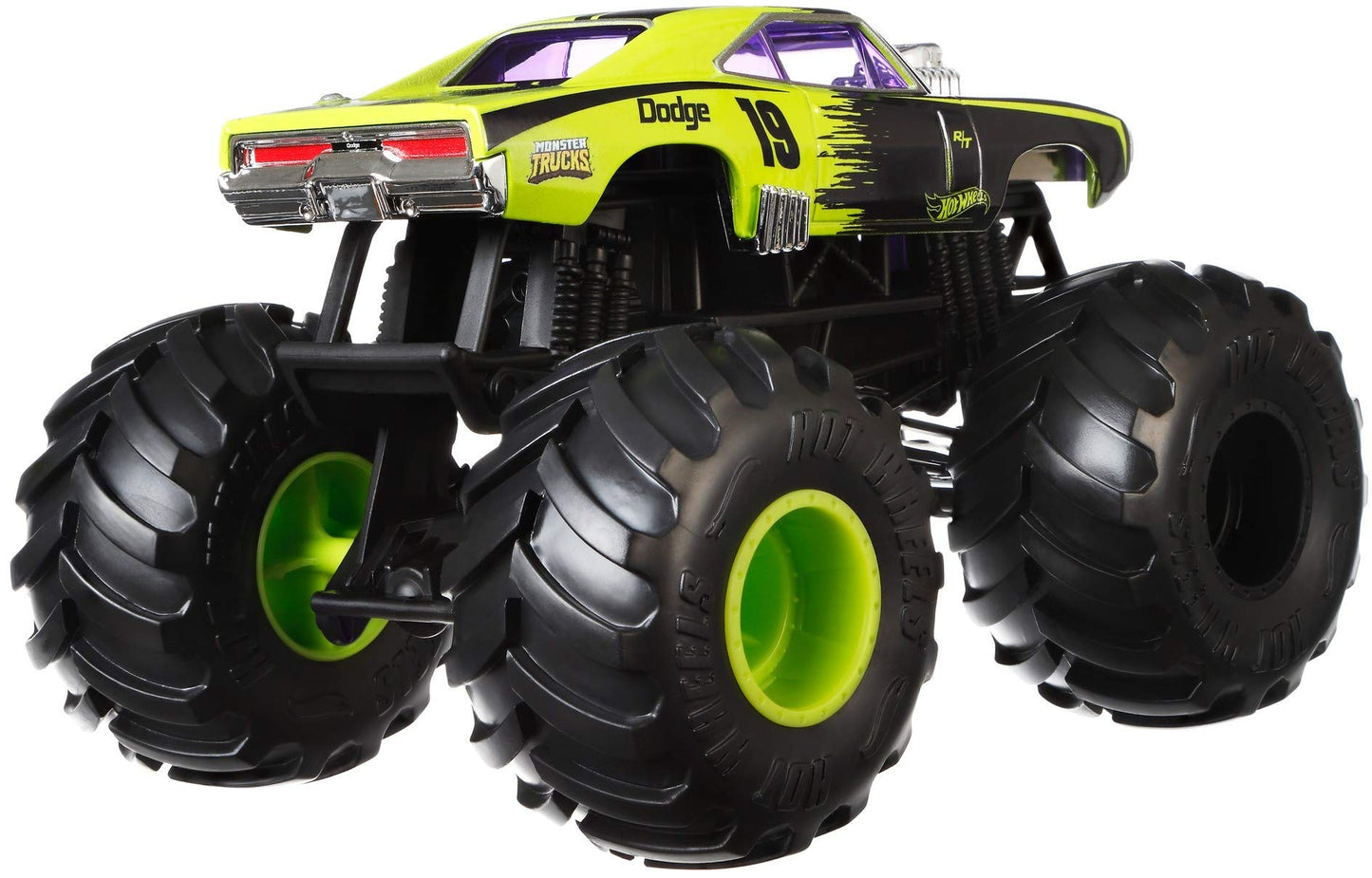 Hot Wheels 1970 Dodge Charger R/T #2 Monster Truck, 1: 24 Scale