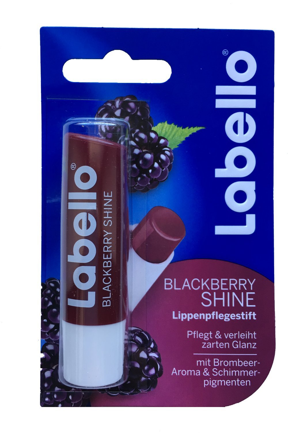 Lip Balm Bundle containing 6 different Labello Lip Balms - Pearly Shine, Cherry Shine, Mango, Blackberry Shine, Soft Rose, Original Beauty and Personal Care Labello