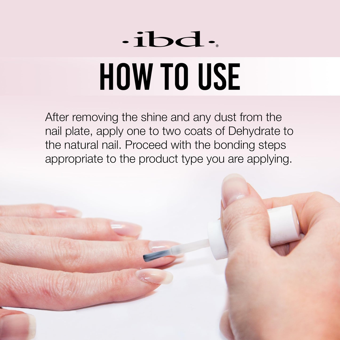 ibd Dehydrate - Nail Dehydrator for Gel & Acrylic Nails, Nail Prep Solution, Long-Lasting Adhesion & Quick-Drying Formula, 0.5 fl oz