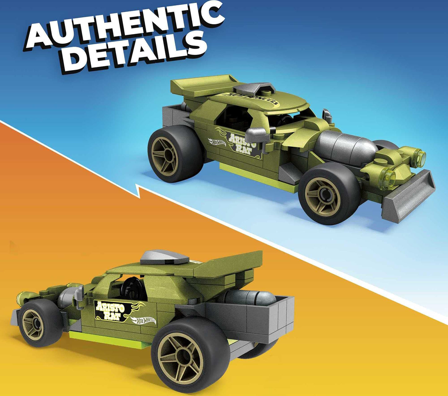 Hot Wheels Mega Construx Aristo Rat Construction Set, Building Toys for Kids