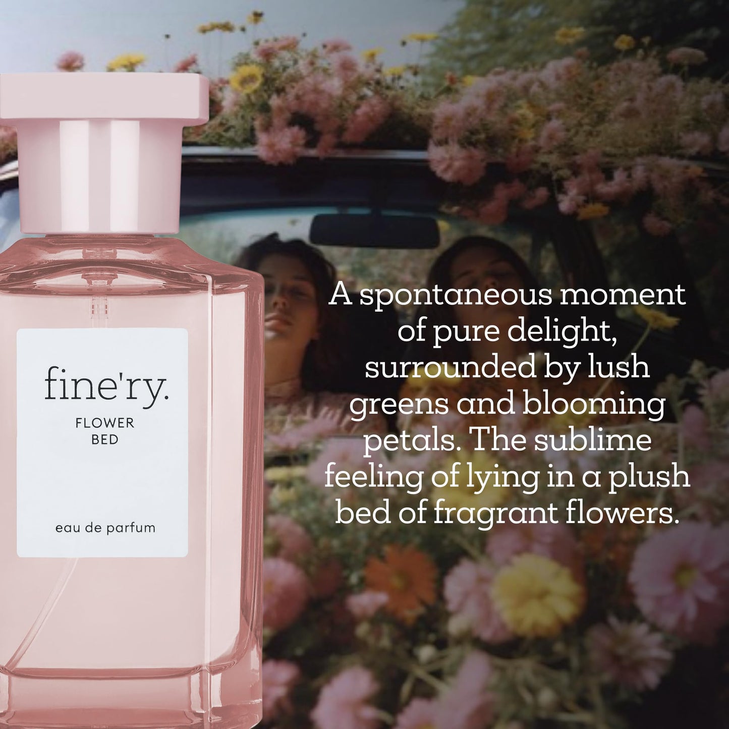 Fine'ry Flower Bed Eau De Parfum & Body Mist Gift Set | Floral & Sweet Notes Of Lush Peony & Green Apple | Fine Mist Spray & Perfume For Women | Beauty & Personal Care Fine'ry